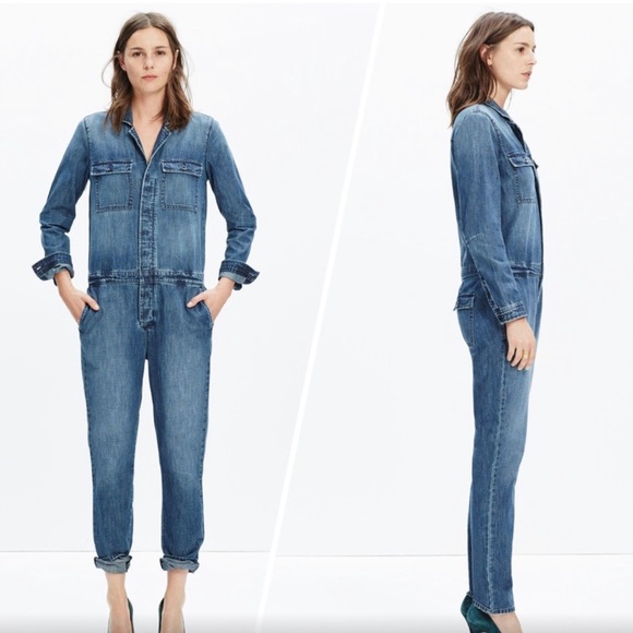 Madewell Pants & Jumpsuits Madewell Surveyor Denim Jumpsuit Poshmark